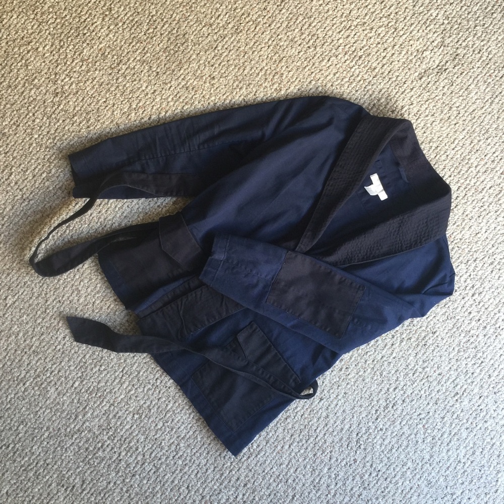 H&M Kimono Jacket - Navy/Black Twill Sz. 10 NWOT